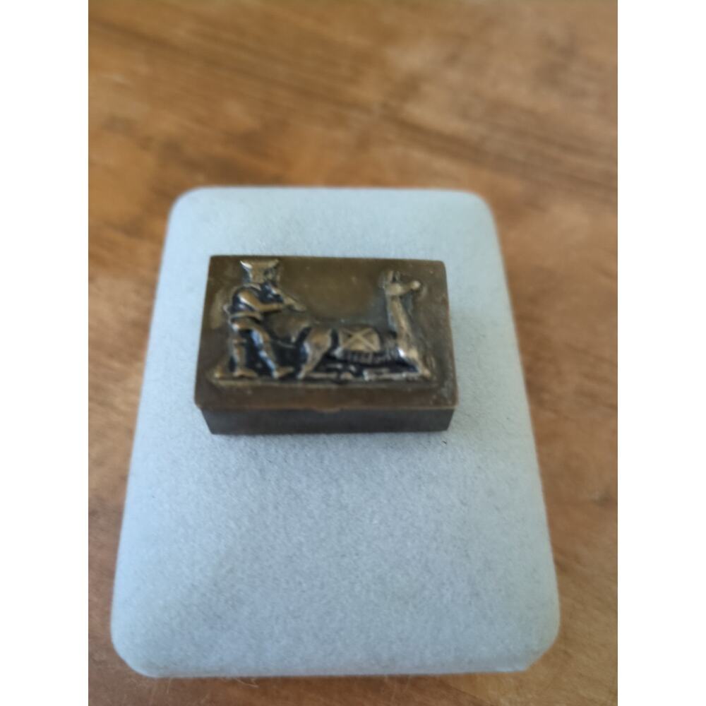 Peruvian 925 Sterling Miniature Hinged Box